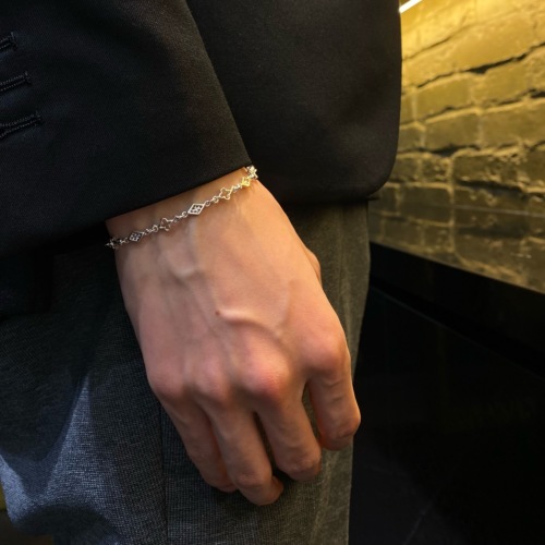 ローリーロドキン シルバー ミクストゴシックリンクチェーン　ブレスレット MIXED GOTHIC LINK CHAIN Silver / 7inch(18cm) BRACELET