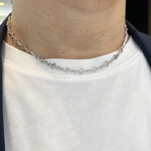 MIX OPEN GOTHIC / OPEN DIAMOND SHAPED / CROSS LINK CHAIN
