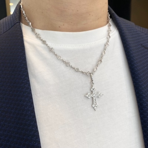 ローリーロドキン　ミックスオープンゴシックチェーン　約49cm MIX OPEN GOTHIC / OPEN DIAMOND SHAPED / CROSS LINK CHAIN