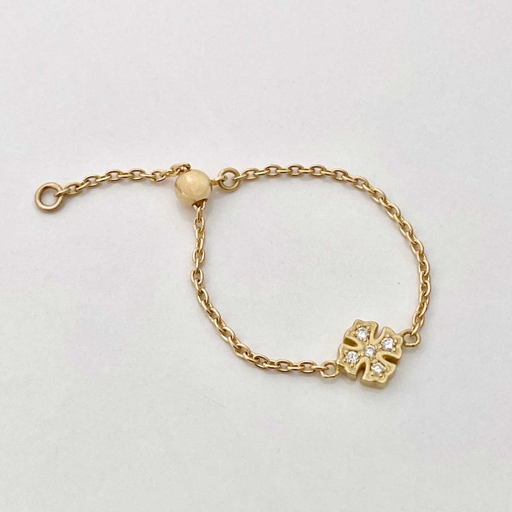 TINY FANCY CROSS CHAIN RING / Ssize RING（リング） Loree Rodkin