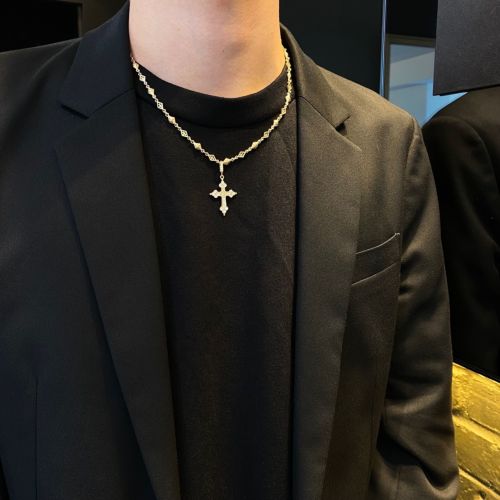 Loree Rodkin - Large Ruby Gothic Cross Pendant | Mitchell Stores
