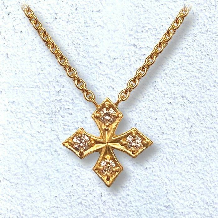 ローリーロドキンK18 ファンシー プリンセス クロス ネックレス Petite Fancy Princess Cross ネックレス｜ローリーロドキン