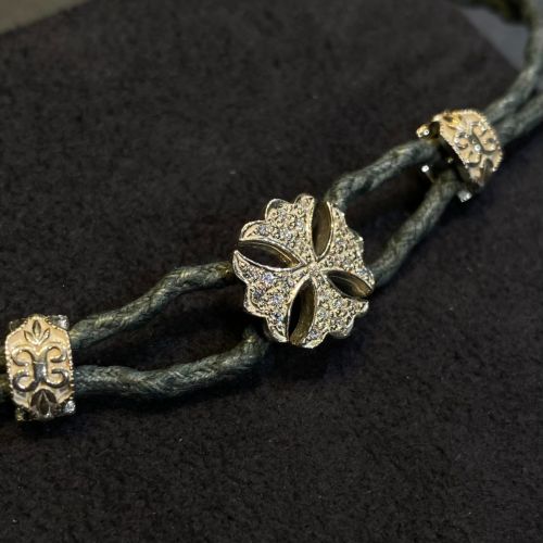 MALTESE CROSS CODE BRACELET Silver / Zirconia BRACELET