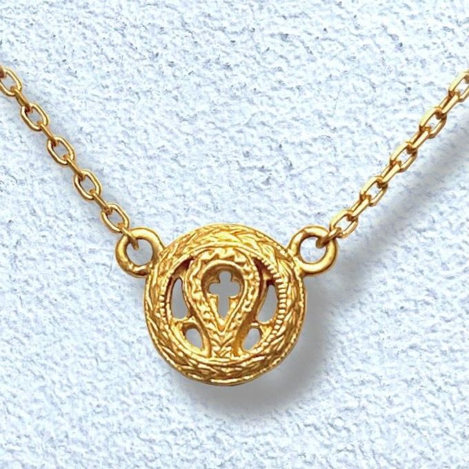 PETITE loree Quaterfoil NECKLACE 18k Yellow Gold / DIAMONDS