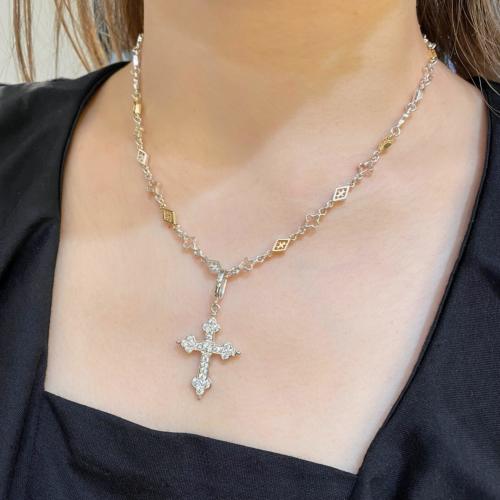 MIX OPEN GOTHIC / OPEN DIAMOND SHAPED / CROSS LINK CHAIN