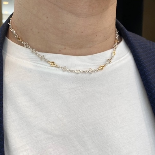 MIX OPEN GOTHIC / OPEN DIAMOND SHAPED / CROSS LINK CHAIN