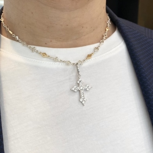 MIX OPEN GOTHIC / OPEN DIAMOND SHAPED / CROSS LINK CHAIN