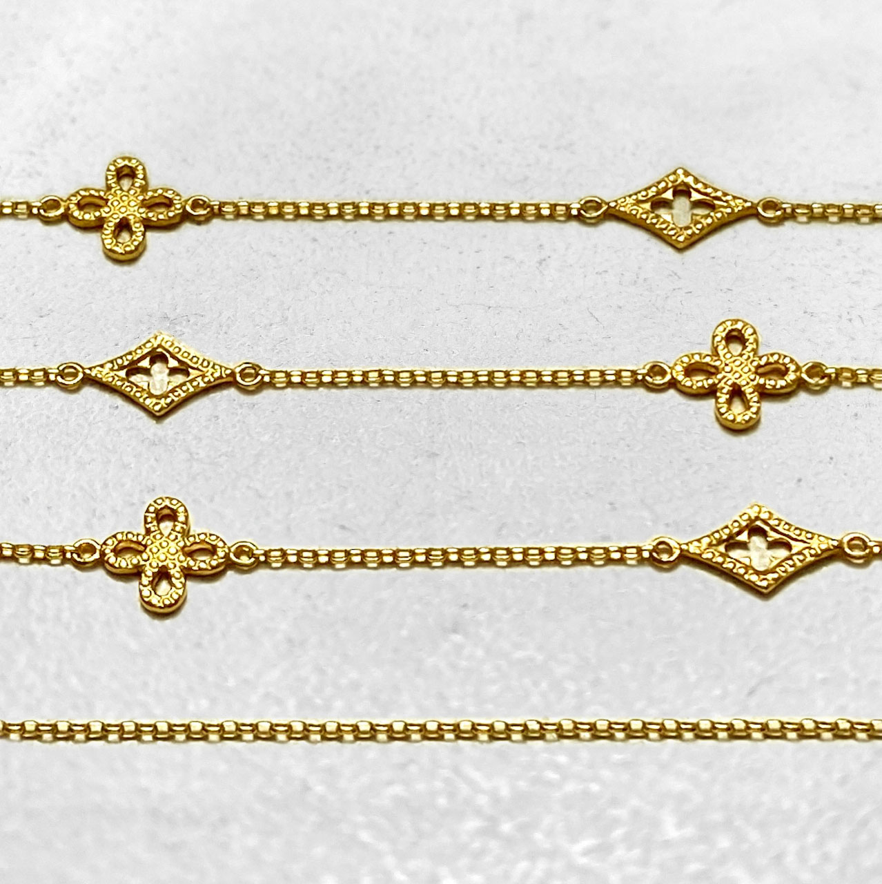 80cm INFINITY NECKLACE 18k Yellow Gold NECKLACE（ネックレス