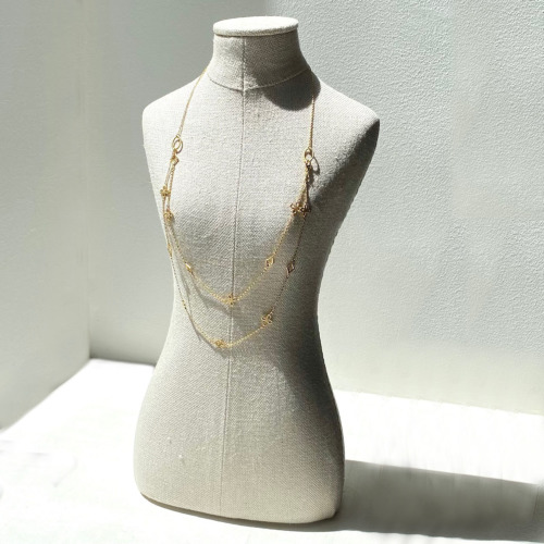 80cm INFINITY NECKLACE 18k Yellow Gold NECKLACE（ネックレス