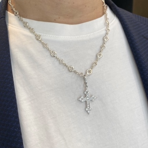 ローリーロドキン ネックレスリングセット MIXED GOTHIC LINK CHAIN / Silver / 19inch(47cm) CHAIN