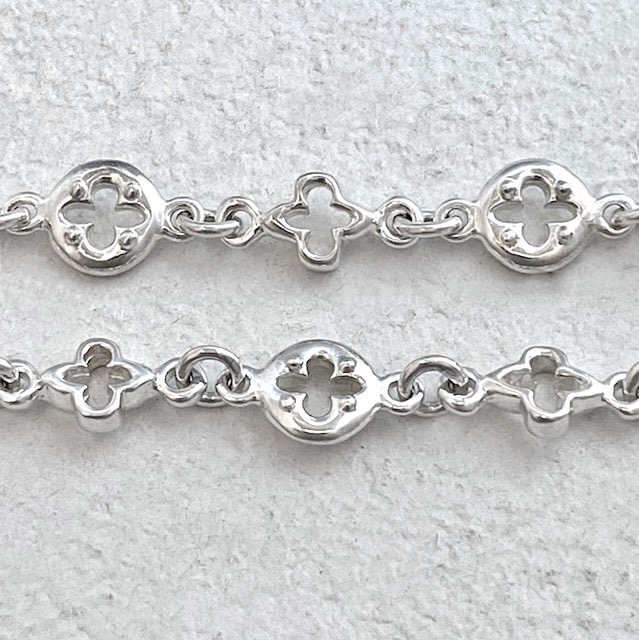 MIXED GOTHIC LINK CHAIN Silver / 7inch(18cm) Bracelet（ブレスレット） Loree Rodkin  Official Shop