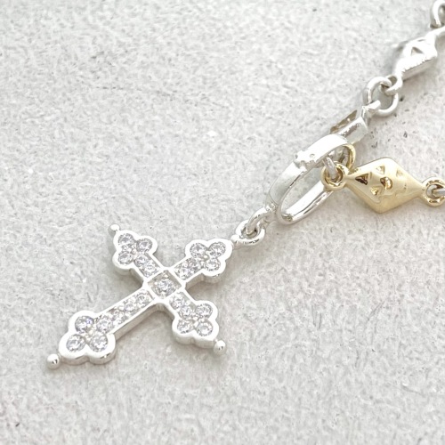 MINI GOTHIC CROSS PENDANT Silver / Zirconia PENDANT（ペンダント