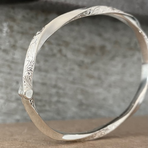 美品◎付属品◎ Loree Rodkin ETERNAL TIME BANGLE ETERNAL TIME BANGLE Silver Ssize ETERNAL TIME COLLECTION BANGLE