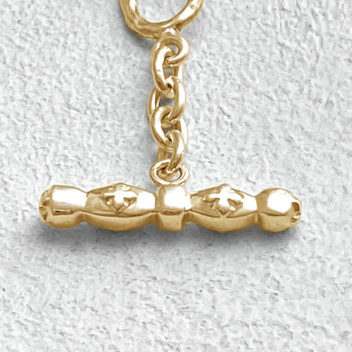 FLINTSTONE LINK CHAIN BRACELET / 18k Yellow Gold BRACELET