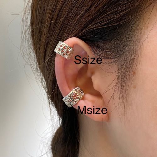 魅力的な EAR CUFF 18k Yellow Gold / Ssize PIERCED EARRINGS（ピアス アクセサリー